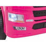 Elektrické autíčko Kamión SCANIA R-Serie - ružové